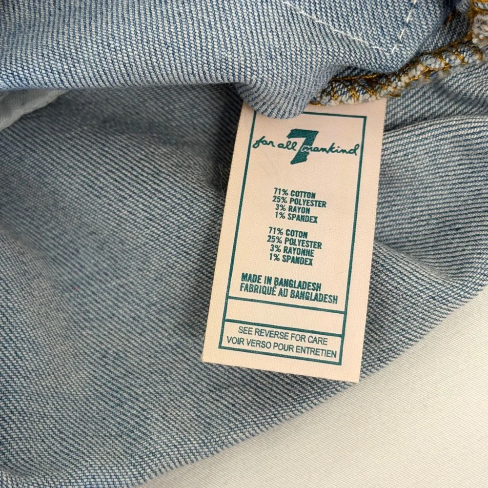 7 For All Mankind Girls 3T‎ Denim Shortalls & Green Tie Dye T-Shirt Outfit Boho